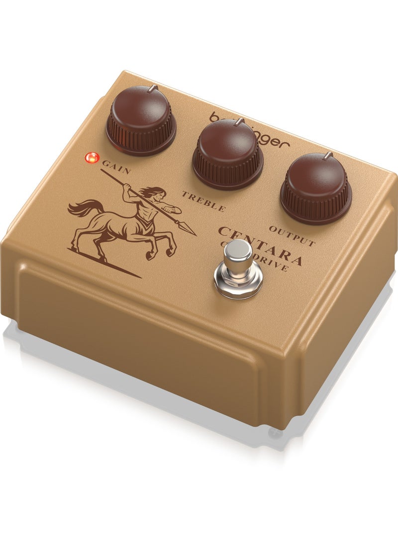 behringer CENTAUROVERDRIVE Legendary Transparent Boost Overdrive with Huge Dynamic Range, Gain on Tap and Soft Clipping Germanium Diodes - Image 2