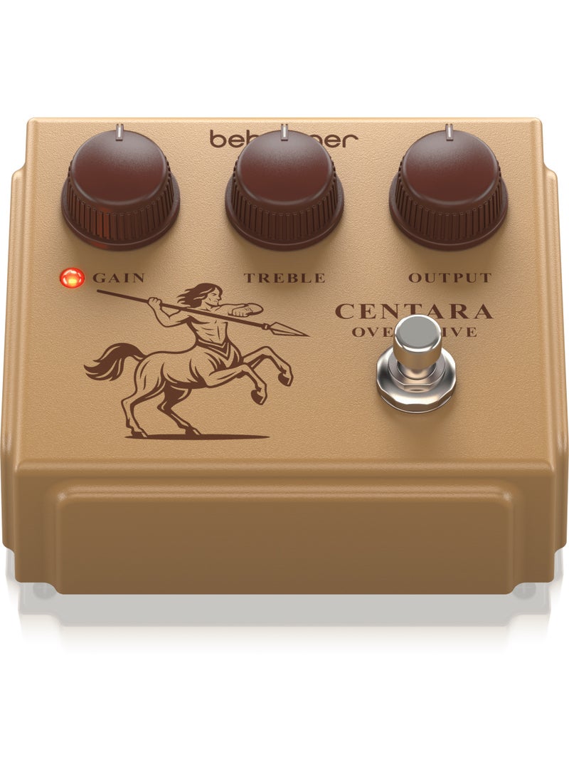 behringer CENTAUROVERDRIVE Legendary Transparent Boost Overdrive with Huge Dynamic Range, Gain on Tap and Soft Clipping Germanium Diodes - Image 4