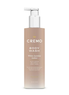 cremo Cremo Skin Moisturizing White Jasmine Amber Women's Body Wash, Notes of White Jasmine, Red Currant, and Sweet Amber, 16 Fl Oz  - Image 1