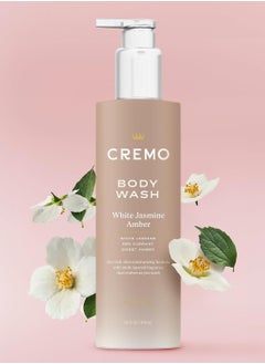 cremo Cremo Skin Moisturizing White Jasmine Amber Women's Body Wash, Notes of White Jasmine, Red Currant, and Sweet Amber, 16 Fl Oz  - Image 2