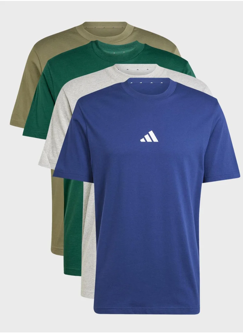 Adidas adidas mens small logo t-shirt multi pack save 20%