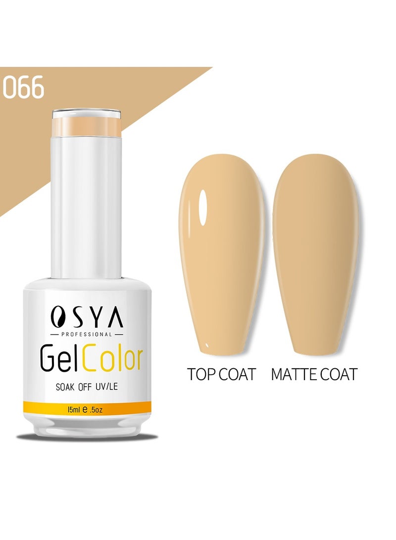 OSYA gel Nail Polish Collection Soak Off UV&LED CANNI OUTPUT Gel polish 15ml (066) - Image 1