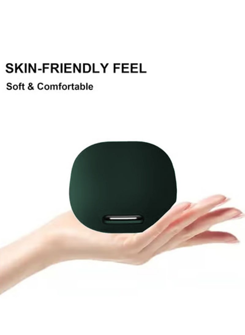Silicone Case for Anker Soundcore C40i, Shockproof Protective Earbuds Cover with Carabiner Accessories (Green) - Image 4