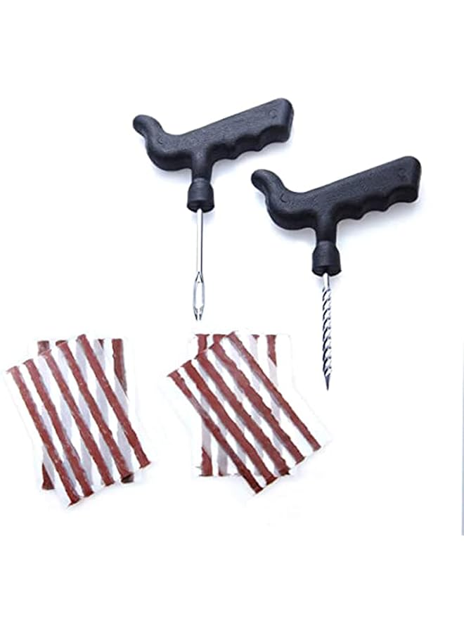 KASTWAVE Universal Tire Repair Kit Tools,Use For Truck, Motorcycle, Atv, Rv, Tractor, Heavy Duty Fix Punctures Tools (7 Pcs) - Image 1