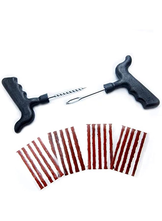 KASTWAVE Universal Tire Repair Kit Tools,Use For Truck, Motorcycle, Atv, Rv, Tractor, Heavy Duty Fix Punctures Tools (7 Pcs) - Image 2