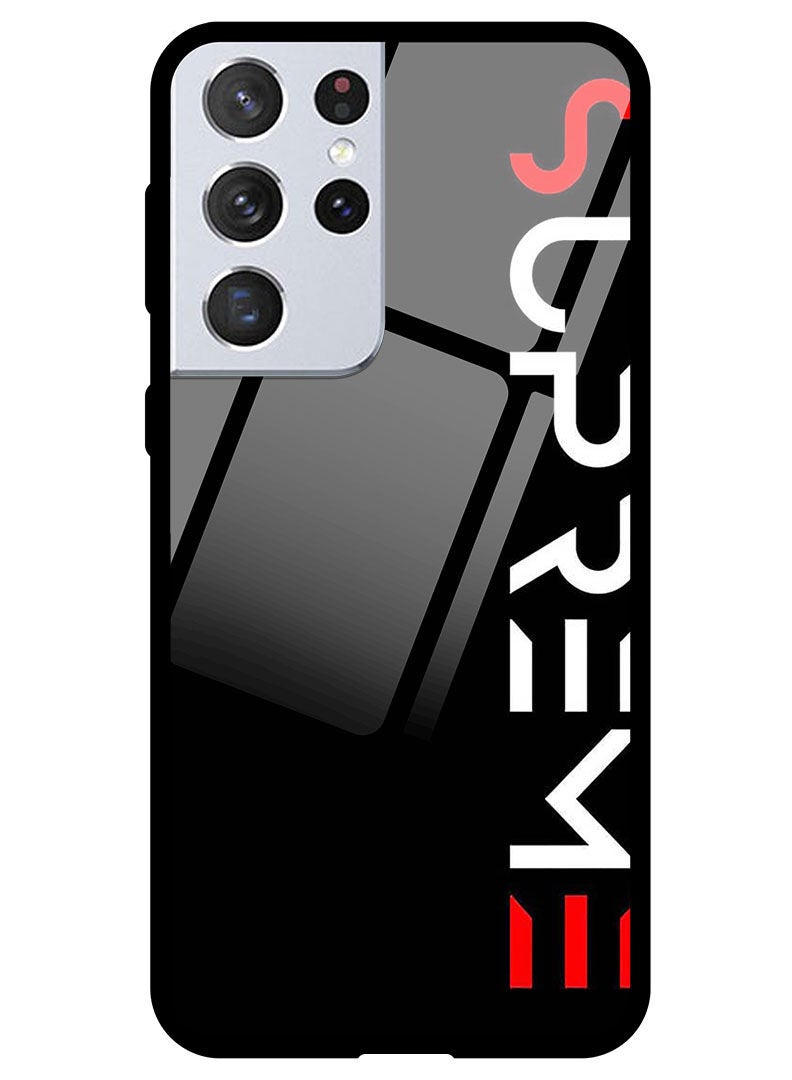 Theodor Protective Tempered Glass Case Cover Samsung Galaxy S21 ULTRA Super - Image 1