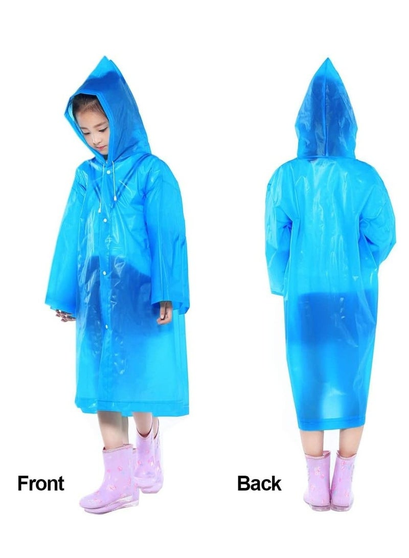 Oasisgalore Reusable Rain Ponchos with Hood & Drawstring - Waterproof, Lightweight - Image 2