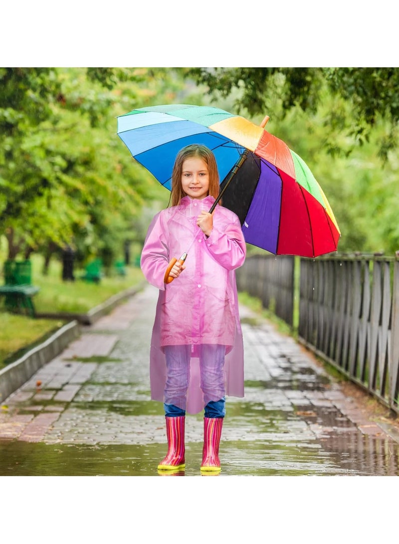 Oasisgalore Reusable Rain Ponchos with Hood & Drawstring - Waterproof, Lightweight - Image 5