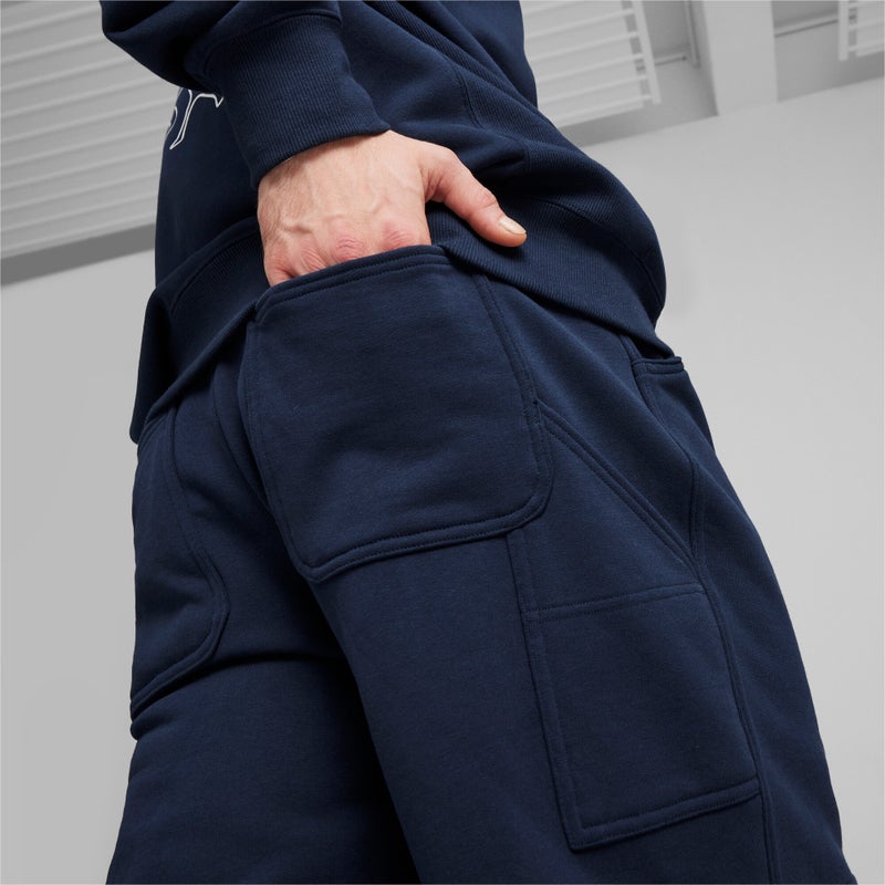 PUMA DOWNTOWN Mens Blue Shorts - Image 4