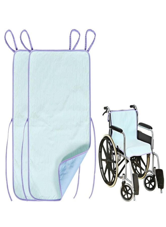 Ehucon Wheelchair Highly Absorbent Incontinence Pad for Elderly Waterproof Pads, 4-Layer Soft Washable and Reusable Seat Pad with Two Loop Handles, 18.9"X33.9" (Pack of 2 Counts) - Image 1
