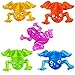 Ganjiang 5Pack Super Stretch Sticky Frog Mochi SquishyToy AnimalsGoodie Bag StuffersClassroom PrizesBirthdayParty Favors Transparency Series - Image 2