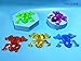Ganjiang 5Pack Super Stretch Sticky Frog Mochi SquishyToy AnimalsGoodie Bag StuffersClassroom PrizesBirthdayParty Favors Transparency Series - Image 4