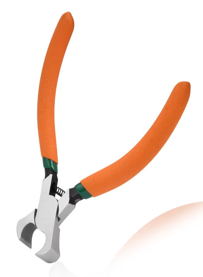 LEONTOOL 4.6" Mini End Cutting Plier | Precision End Nipper for Zipper Install Stops, Wire Cutting & Nail Pulling | Fine Polished High Carbon Steel | Professional Jewelry Making & Shoes Repair Tool - Image 1