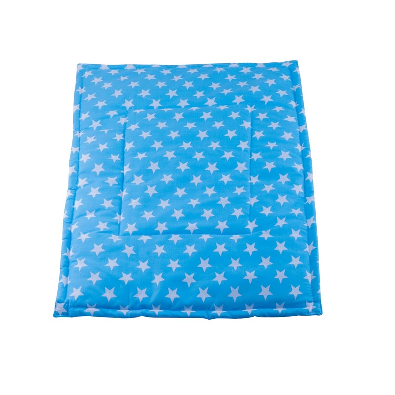 mittenbooty Diaper Changing Mat Set of 3 with Removable Waterproof Sheet Star Print- Blue - Image 2