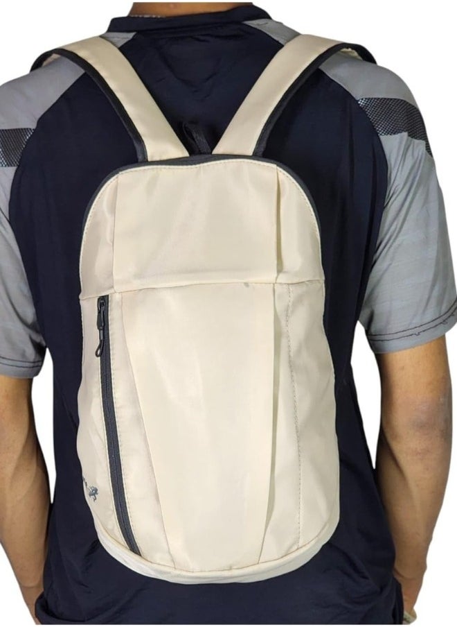 MD - stylish beige 2-handle backpack - practical, lightweight design, ideal for everyday life, study, and travel, combining comfort and durability in a modern look that suits all tastes - Image 1