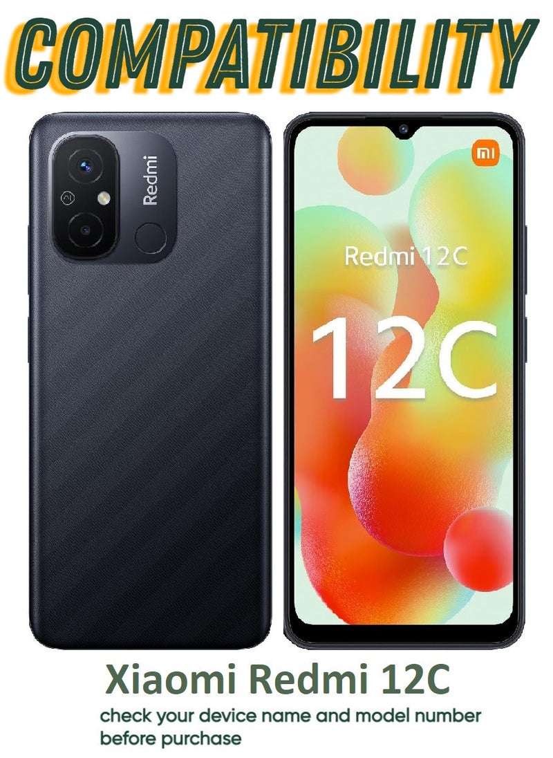 ACLIX 3 Pieces Antistatic ESD Dustproof Premium Quality High Definition Tempered Glass Screen Protector Designed For Xiaomi Redmi 12C - Image 3