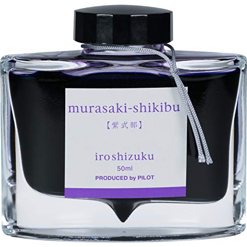 PILOT Iroshizuku Bottled Fountain Pen Ink, Murasaki-shikibu, Japanese Beautyberry (Purple) 50ml Bottle (69221) - Image 1
