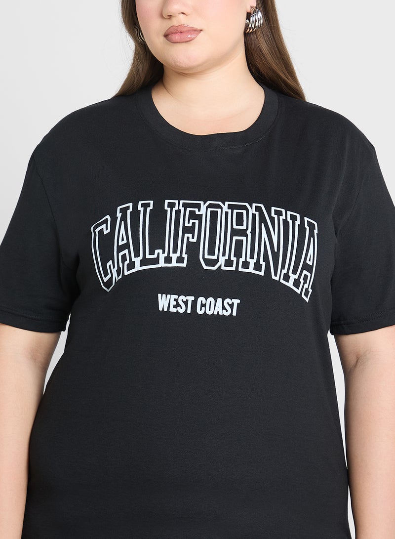 Ginger Plus Varsity Style Graphic T-Shirt - Image 3