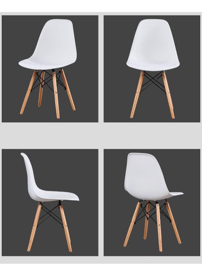 Generic Modern Dining Table with 4 Chair for Small Space Living Room Table (1 Piece 100cm Table , 4 Chairs)  - Image 4