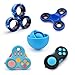 Yrissmiss Fidget Toys Adults Pack 5PcsFidget Spinner with Magnetic Rings GyroFidget Controller Autism Sensory ToysADHD Stress Anxiety Desk FidgetsEaster Basket Stuffers for Kids Teen BoysBU - Image 2