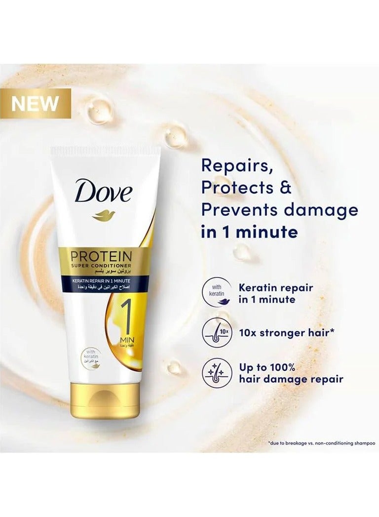 Dove Protein Super Conditioner with Keratin TProtein Super Conditioner with Keratin Treatment 180mlreatment 180ml  - Image 3