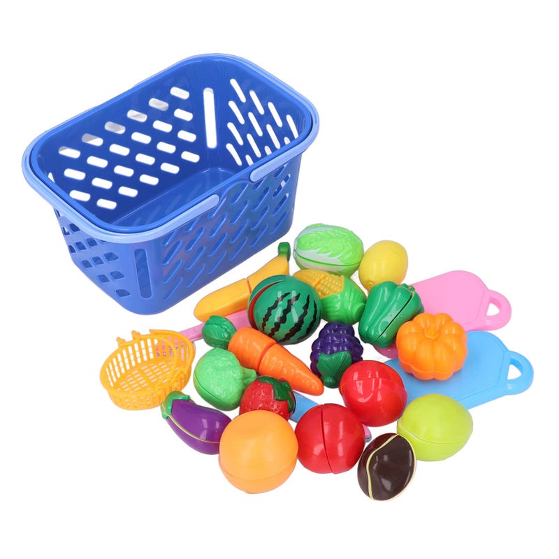 Kids Kitchen Toy Plastic Food Fruit Cutting Playset Educational Learning Toy for Toddlers - Image 4