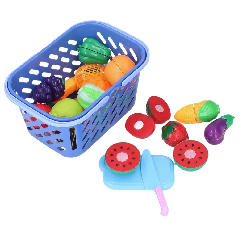 Kids Kitchen Toy Plastic Food Fruit Cutting Playset Educational Learning Toy for Toddlers - Image 5