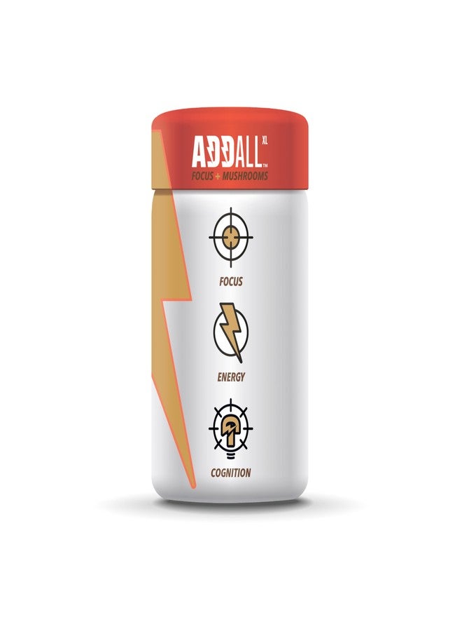 Addall Focus + Mushroom Memory Supplement (30 Count) Focus Mushroom #1 Effective Alternative Brain Supplement Substitute Pills Nootropic & Energy| No Crash | Science Backed Formula | 30 Capsules - Image 2