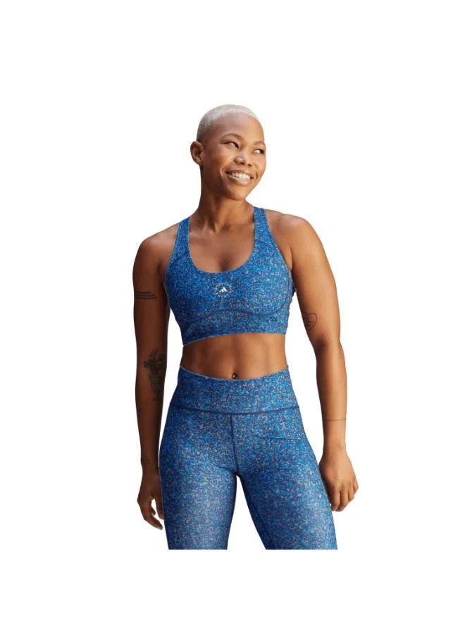 اديداس adidas by Stella McCartney TruePurpose Power Impact Printed Training Bra Medium Support
