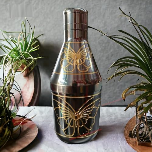 BLISS START Mukhwas Dani Bottle, Mukhvas Container, Diwali Marriage Gifts, Brass Decorative Items (Multi Design) - Pack of 1, Multicolour - Image 3