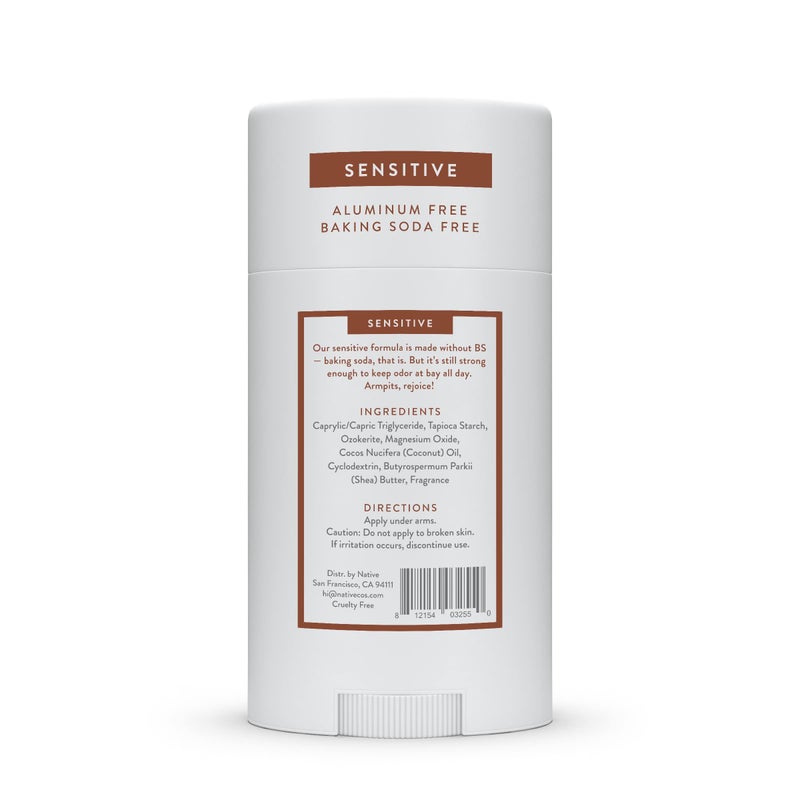 Native Sensitive Deodorant Contains Naturally Derived Ingredients, 72 Hour Odor Control | Deodorant for Women & Men, Aluminum Free with Baking Soda, Coconut Oil and Shea Butter, Coconut & Vanilla - Image 5