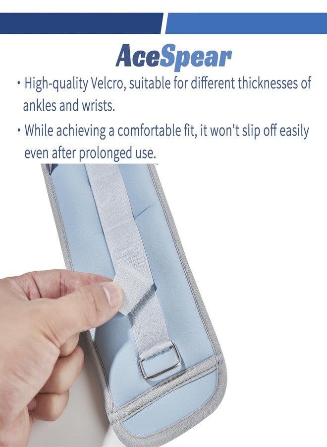 AceSpear Ankle Weights for Men Women Wrist Weights 2 * 1lb 2lbs 3lbs 4lbs 5lbs 6lbs Leg Weights Sandbags Kids Arm Hand Weights for Fitness Walking Running Gym - Image 5