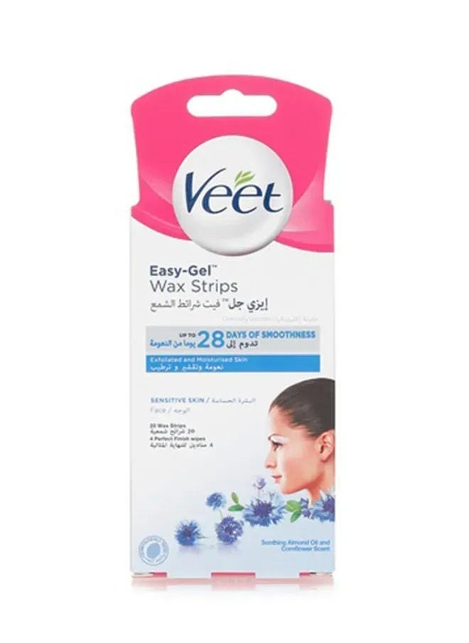 Veet Wax Strips Veet Face & Bikini, 10'S 
