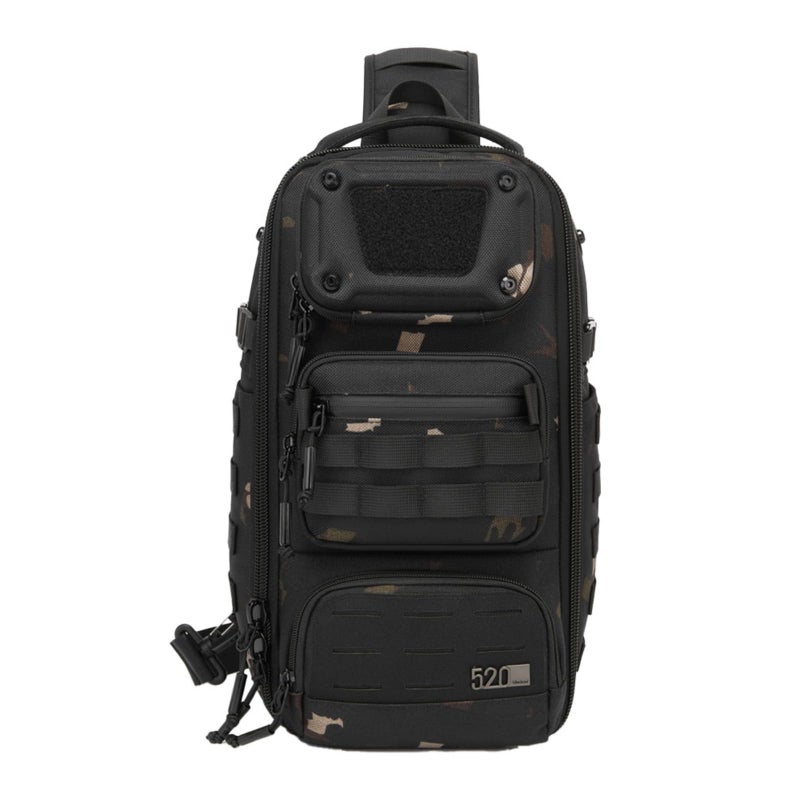 OZUKO Waterproof Sling Chest Bag for Travel Outdoor and Daily Use with Lightweight Anti Theft Design, Camo, 9912 - Image 1