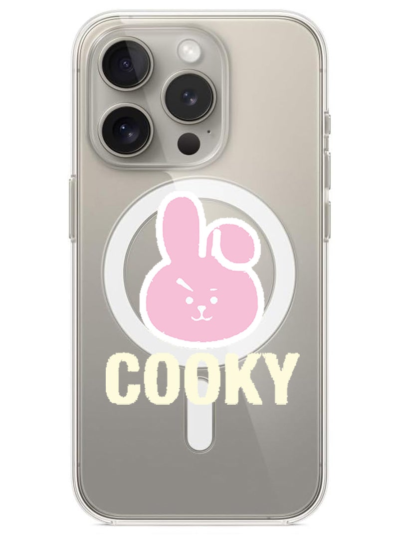 Theodor حافظة مغناطيسية لجهاز آيفون 15 برو ماكس 6.7 بوصة متوافقة مع شحن ماغسيف اللاسلكي، غطاء هاتف مضاد للصدمات كوكاي - Image 1