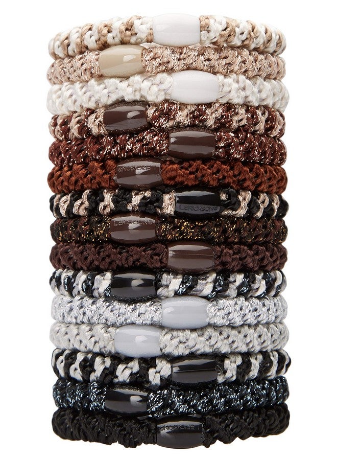 إل.إريكسون ربطات شعر على شكل ذيل حصان من إل. إريكسون - ألوان محايدة جديدة - عبوة من 15 ربطة شعر - Image 2