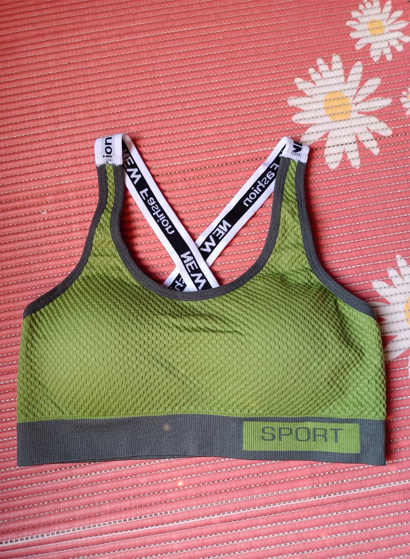 SPORT Sports Bra Yoga top bra for gym activities high quality stretchable cotton fabric for flexibility and comfort odorless absorb your sweat without any smell skin friendly premium materiel  - Image 2
