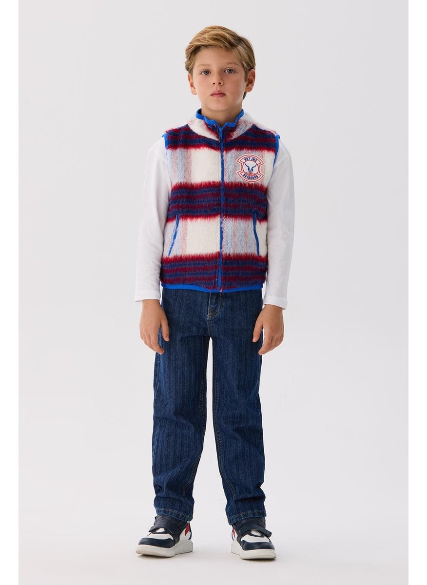 Nebbati Bg Store Boy's Colorful Vest  - Image 1