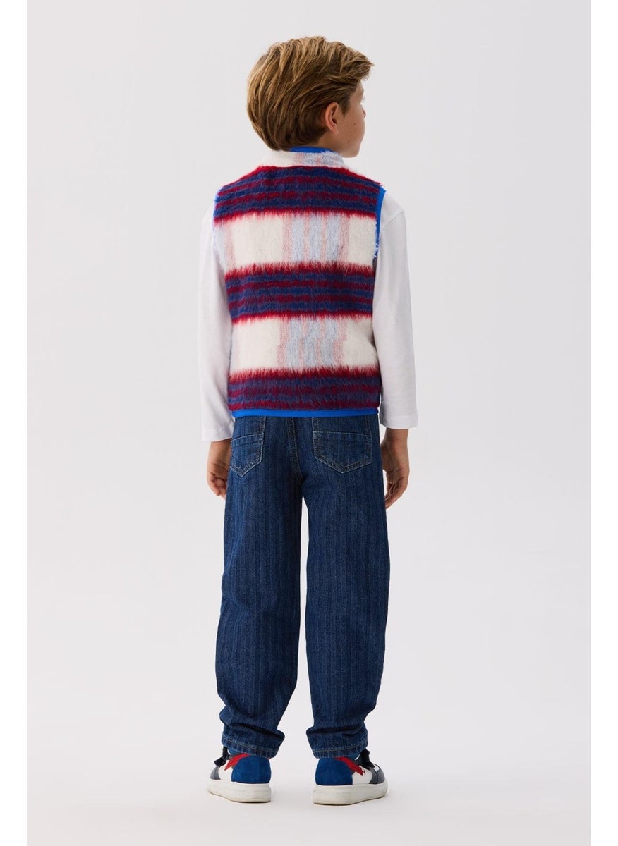 Nebbati Bg Store Boy's Colorful Vest  - Image 4
