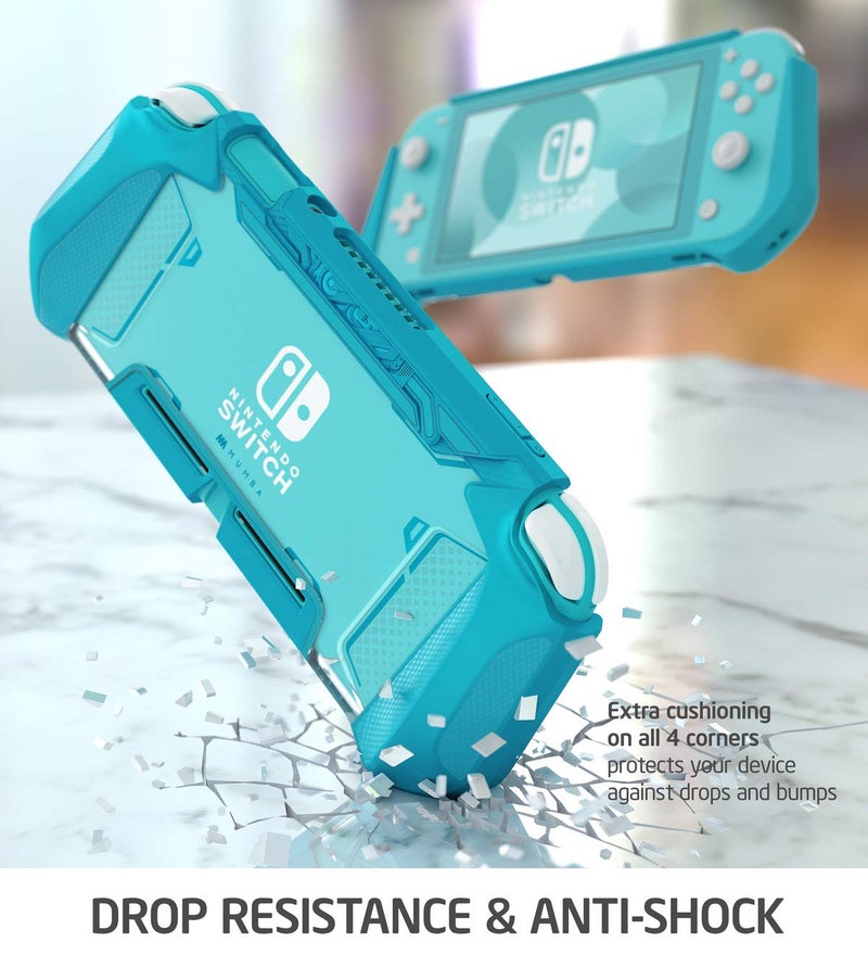 Mumba Grip Case for Nintendo Switch Lite, [Blade Series] TPU Protective Portable Cover Accessories Compatible with Switch Lite Console 2019 Release (Peacock) - Image 4