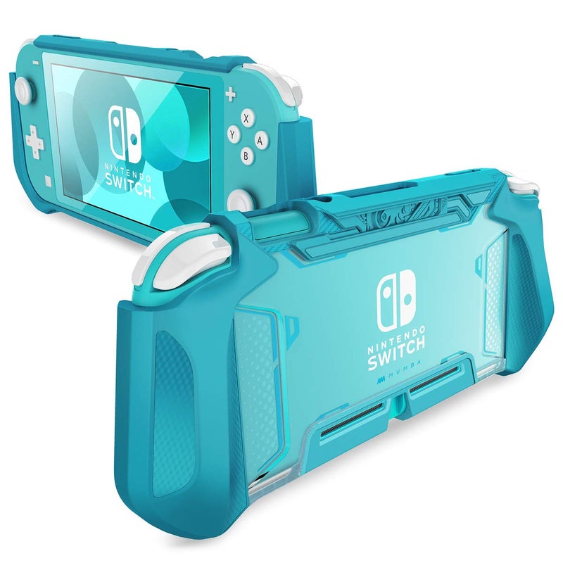 Mumba Grip Case for Nintendo Switch Lite, [Blade Series] TPU Protective Portable Cover Accessories Compatible with Switch Lite Console 2019 Release (Peacock) - Image 1