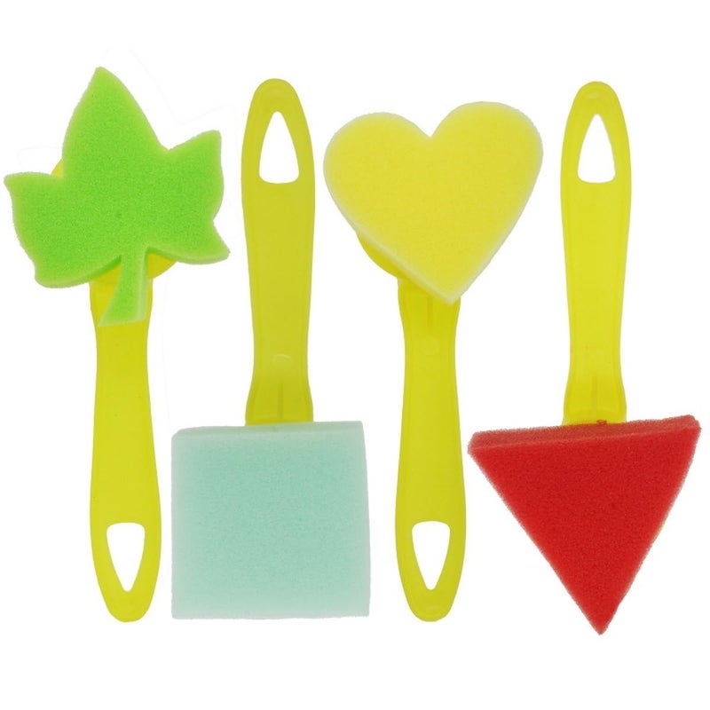 Sponge Brush Set 4pcs  - Image 4