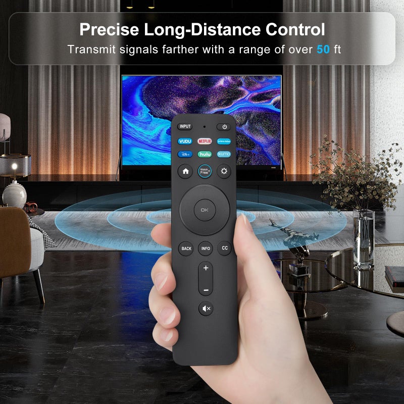 EWO'S Universal Remote Replacement XRT260 for All VIZIO Smart TV Smartcast 4K P-Series V-Series D-Series M-Series XRT136 XRT140 , with Buttons for Netflix Disney Prime Video Hulu (No Voice Function) - Image 5