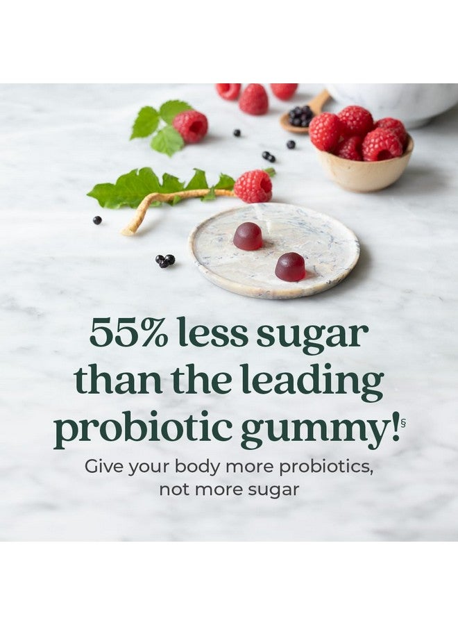 نيو تشابتر حلوى جيلاتينية بروبيوتيك من نيو تشابتر للنساء والرجال، جميعها فلورا (إمدادات لمدة شهر) - 55% أقل سكرًا، مصممة لدعم صحة الأمعاء الشاملة مع البروبيوتيك + ألياف بريبيوتيك + نباتي 100% + غير معدل وراثيًا - Image 4