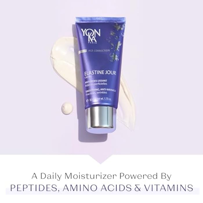 Yonka Elastine Jour & Nuit Set | Anti-Wrinkle Day and Night Creams 2 Pieces | Anti Aging Facial Moisturizer | Soften Fine Lines and Wrinkles with Vitamin C and Elastin Peptides | 2 x 1.70 oz - Image 2