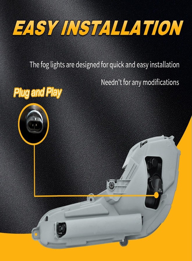 OKSIWA Halogen Fog Lights for 2012-2017 Hyundai Accent, Front Bumper Replacement Lamps with Wiring Harness, Clear Lens, Weather Resistant, Improves Visibility - Image 5