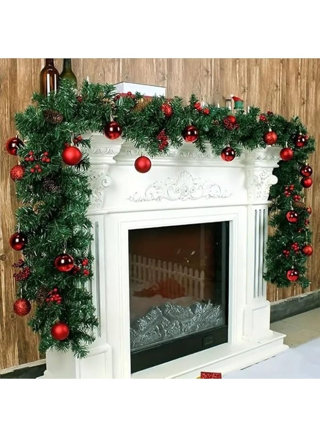 Christmas Plain Garland Indoor and outdoor Holiday Decor - Image 3