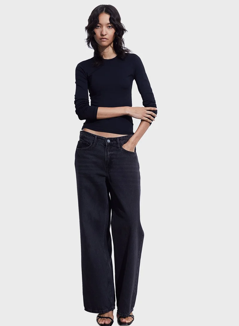 H&M Crew Neck Knitted Top