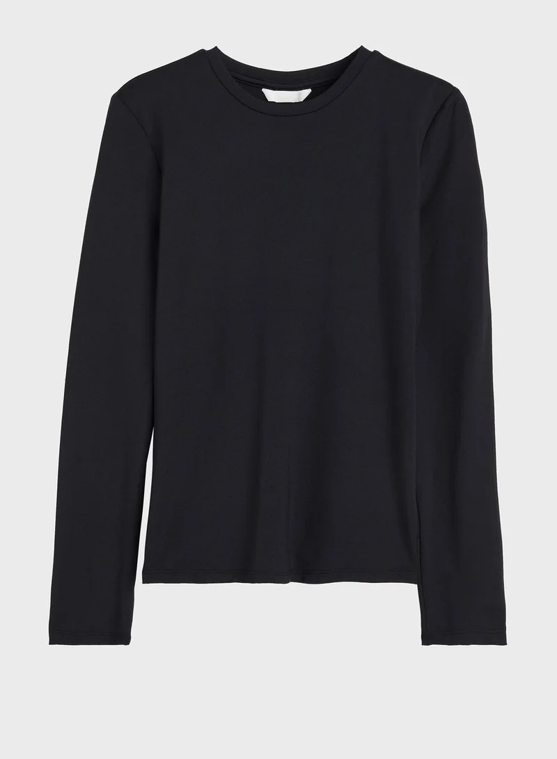 H&M Crew Neck Knitted Top