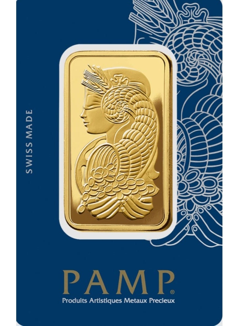 PAMP KHUSHBOO JEWELS PAMP 100g GOLD BAR 24K (999.9 PURE GOLD) - Image 1